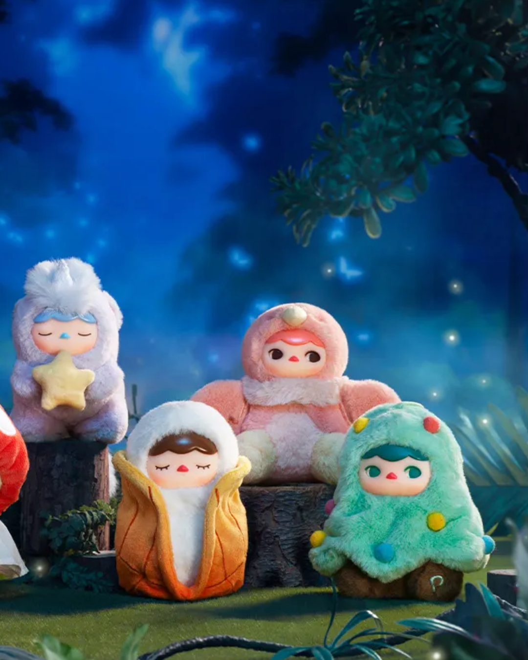 PUCKY Forest Party Series Vinyl Plush Pendant Blind Box • POP MART